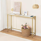 MAHANCRIS Console Table, Narrow Sofa Table, 43.3” Entrance Table - Image 8