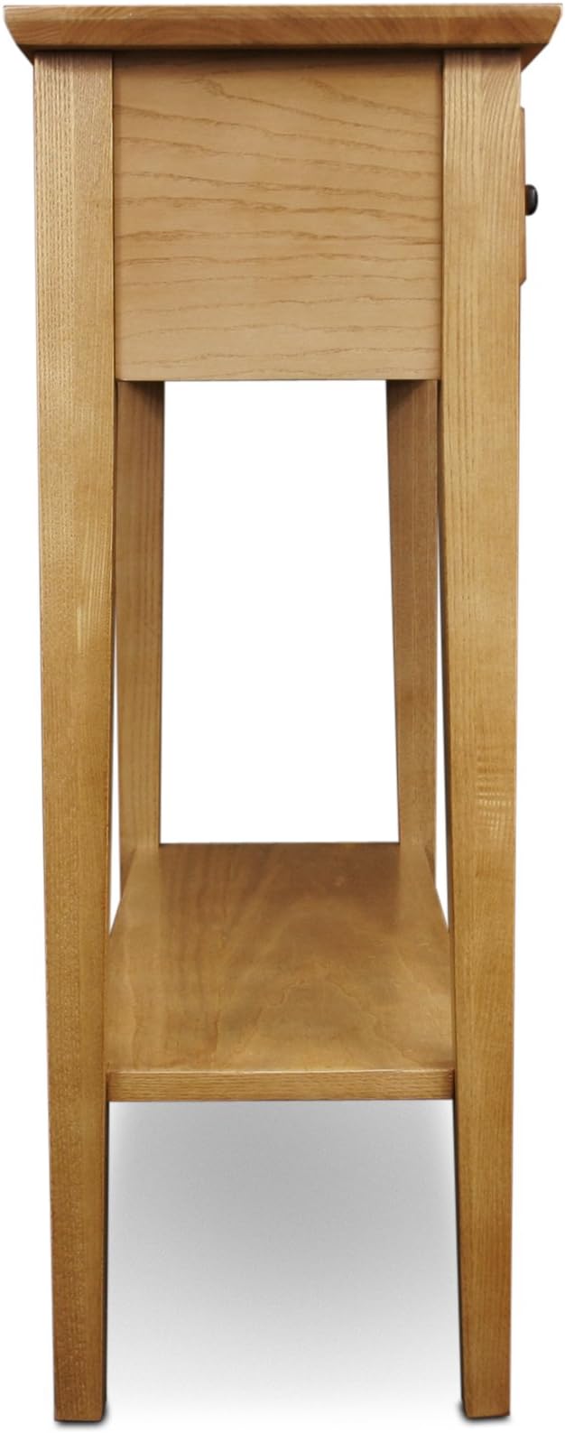 Leick Home Mission Console Table, Solid Wood, 2 Drawers, Bottom Display Shelf - Image 4