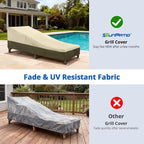 SunPatio Chaise Lounge Cover Outdoor Waterproof, Heavy Duty 2 Pack Patio Lounge - Image 7