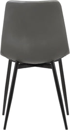 Armen Living Monte Mid Century Modern Dining Accent Chair - Image 8