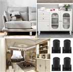 Set of 4 Furniture Legs 2.36 Inch, Adjustable Aluminum Alloy Cabinet Legs - Image 6