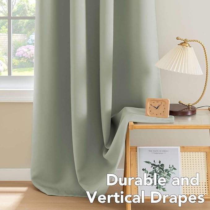 H.VERSAILTEX Window Treatment Blackout Thermal Insulated Room Darkening Solid - Image 8