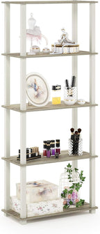 Furinno Turn-N-Tube 5-Tier Multipurpose Shelf / Display Rack / Storage Shelf / by Furinno-FitsYourSpaceFitsYourBudget