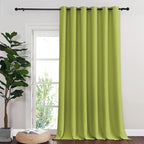 NICETOWN Room Divider Curtain 132 Inches Long, Wide Blackout Sliding Door by NICETOWN
