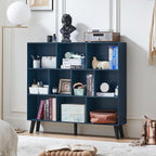 LEYAOYAO 10 Cube Bookshelf, 3 Tier Modern Wide Bookcase - Image 7