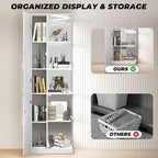 VersionTECH. Glass Display Cabinet - Image 6
