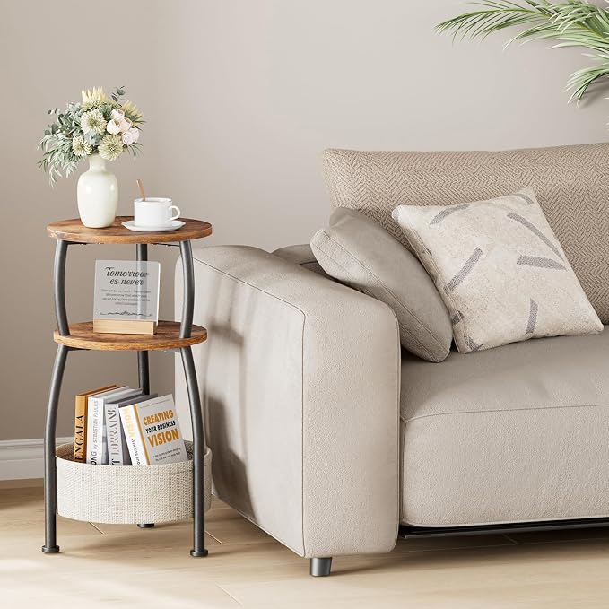 Round Side Table for Small Spaces - Image 2