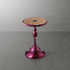 Homes: Inside + Out Halric Modern 24" Tall Round End Table - Image 9