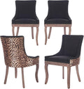 Modern Dining Chairs Set of 4, High Back Dining Chairs Side Chairs by MZDOO