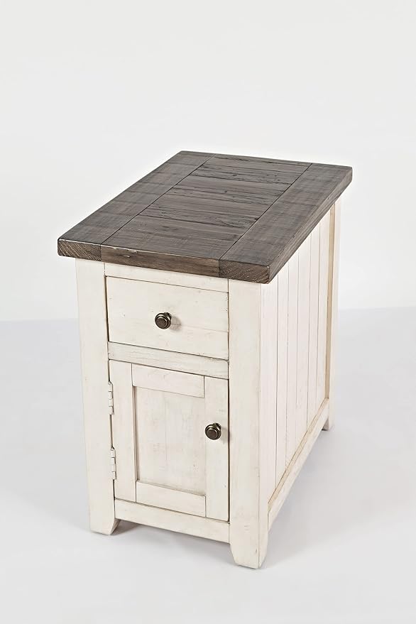 Jofran Madison County Pine Farmhouse Chairside Table - Image 10