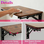 Wooden Folding Shelf Wall Mounted - Image 4