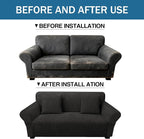 Loveseat Slipcover with 2 Pillow Cover - Image 8