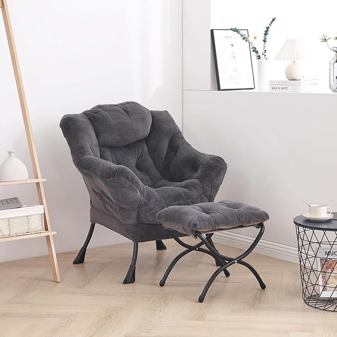 LITA Modern Accent Leisure Upholstered Sofa Chair, Lounge Reading Chair - Image 5