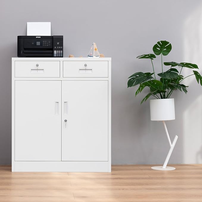 Wanfu Metal Storage Cabinet, Locking Storage Cabinet - Image 2
