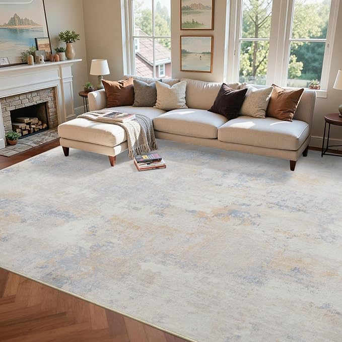 6x9 Ft Large Area Rugs for Living Room, Soft Non-Slip Washable Rugs Modern - Image 3