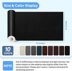 Kangshoon Leather Repair Patches, 35X79 Inch Self-Adhesive Leather Repair Tape - Image 2