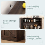 Sideboard Buffet Cabinet with Storage - Image 6