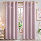 NICETOWN Blackout Pink Curtains by NICETOWN