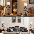 Touch Bedside Table Lamp, Vintage Nightstand Lamp - Image 4