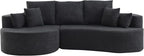 106'' Sectional Curved Sofa Sponge Couch - Image 7