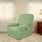 PureFit Stretc Recliner Chair Covers Fleece Soft Couch Covers - Image 2