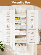 Criusia Over the Door Organizer, 6-Shelf Closet Hanging Storage - Image 9