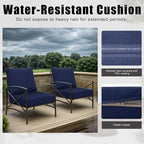 Favoyard Deep Seat Patio Cushions 22 × 22 inch Rainproof & Fadeness Furniture - Image 2