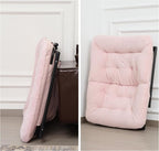 Comfy Saucer Chair for Adults, Soft Faux Fur Bedroom Chair - Image 8
