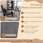 Mid-Century Modern Accent Chair & Coffee Table Set - Image 7