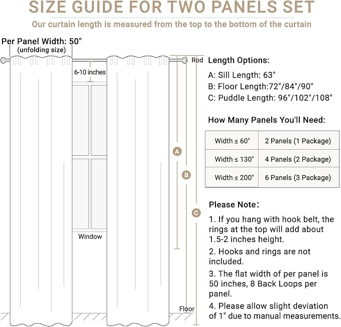Faux Linen Total Blackout Curtains - Image 7