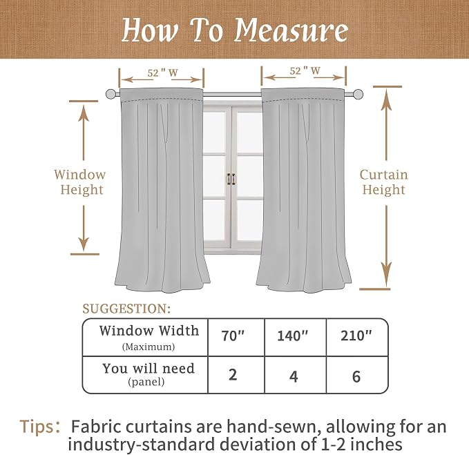 Light Green 100% Blackout Linen Curtains 80 Inches - Image 9