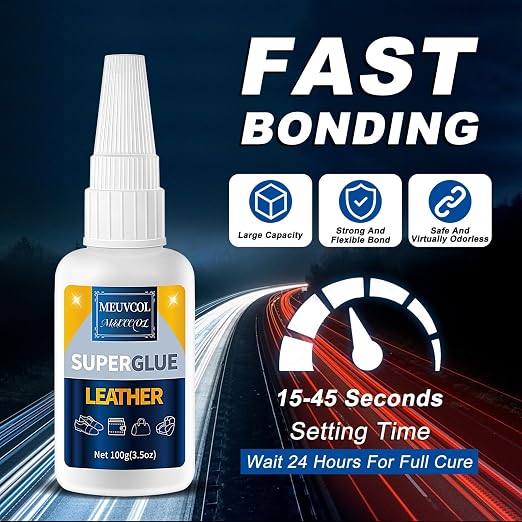 Meuvcol Leather Glue 100g, Fast-Setting Leather Repair Adhesive - Image 6