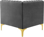 Modway EEI-4346-GRY Triumph Channel Tufted Performance Velvet Loveseat - Image 6