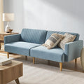 mopio 76.4" Futon Sofa Bed, Sleeper Sofa, Mid Century Modern Futon Couch by MopioInc