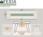 FEXIA Sage Green Table Runner 72 Inches Long - Image 2