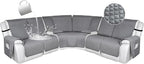 HDCAXKJ 100% Waterproof Reclining Sectional Couch Covers L Shape Recliner Sofa by HDCAXKJ