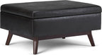 SIMPLIHOME Owen Coffee Table Storage Ottoman by SimpliHome