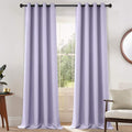 Yakamok Room Darkening Curtains 52x108 inch Length Lilac-Living Room | 2 panels by Yakamok