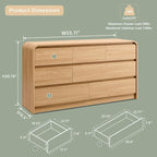 Aitjunz Modern 8 Drawers Dresser - Image 2