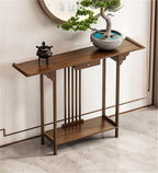 Natural Bamboo Console Table by Unknown