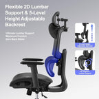 Ergonomic Office Chair with 3D Headrest, Computer Chair with Adjustable - Image 6