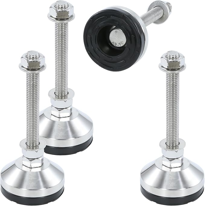 Heavy Duty 2400 lb Capacity Stainless Steel Adjustable Leveling Feet by TERMATH