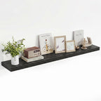 Acovy 55 Inch Floating Shelves, Wooden Shelves by Acovy