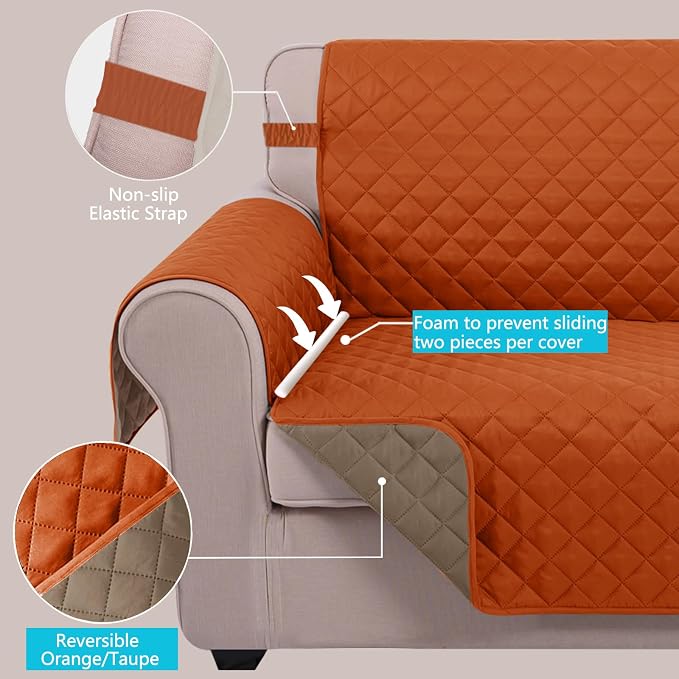 U-NICE HOME Loveseat Sofa Cover - Image 5