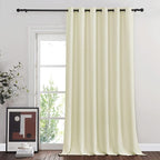 NICETOWN Blackout Sliding Glass Door Curtain, Thermal Insulated Grommet Room by NICETOWN