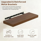 fuqing Wood Floating Shelves | 24 Inch Floating Shelves - Image 5