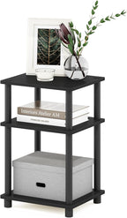 Furinno JUST Side Table, 3-Tier End Table, Open Shelves Night Stand, Bedside by Furinno-FitsYourSpaceFitsYourBudget