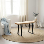 WELLAND Live Edge Cedar Bench, Farmhouse Entryway Bench - Image 7