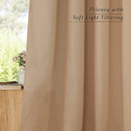 NICETOWN Linen Curtains 96 inches Long - Image 4