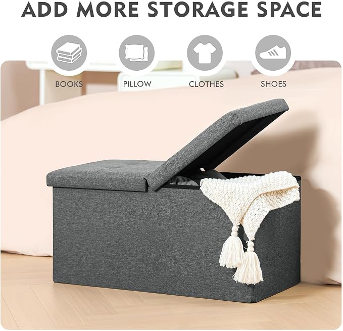 B FSOBEIIALEO Storage Ottoman - Image 4